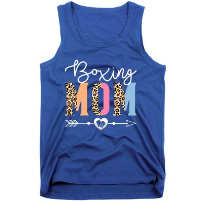 Boxing Mom Cute Boxing Game Mother's Day Leopard Funny Gift Tank Top