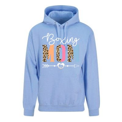 Boxing Mom Cute Boxing Game Mother's Day Leopard Funny Gift Unisex Surf Hoodie