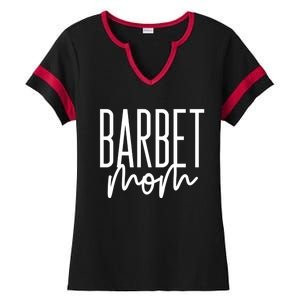 Barbet Mom Cute Barbet French Water Dog I Love My Barbet Gift Ladies Halftime Notch Neck Tee