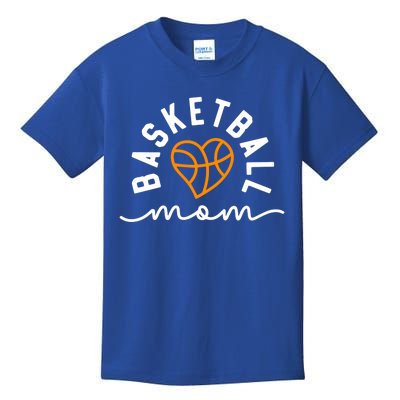 Basketball Mom Cute Mother Graphic Mama Team Funny Gift Kids T-Shirt