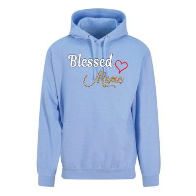 Blessed Mama Cool Gift I Love You Cool Gift Mother Day's Cool Gift Unisex Surf Hoodie