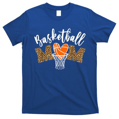 Basketball Mom Cute Novelty Distressed Gift T-Shirt