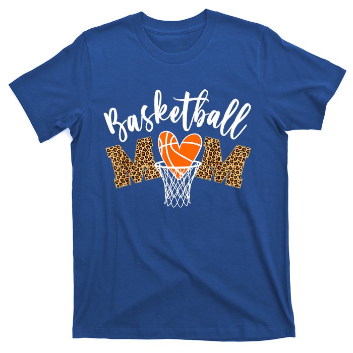 Basketball Mom Cute Novelty Distressed Gift T-Shirt