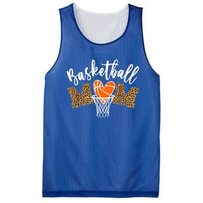 Basketball Mom Cute Novelty Distressed Gift Mesh Reversible Basketball Jersey Tank