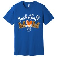 Basketball Mom Cute Novelty Distressed Gift Premium T-Shirt