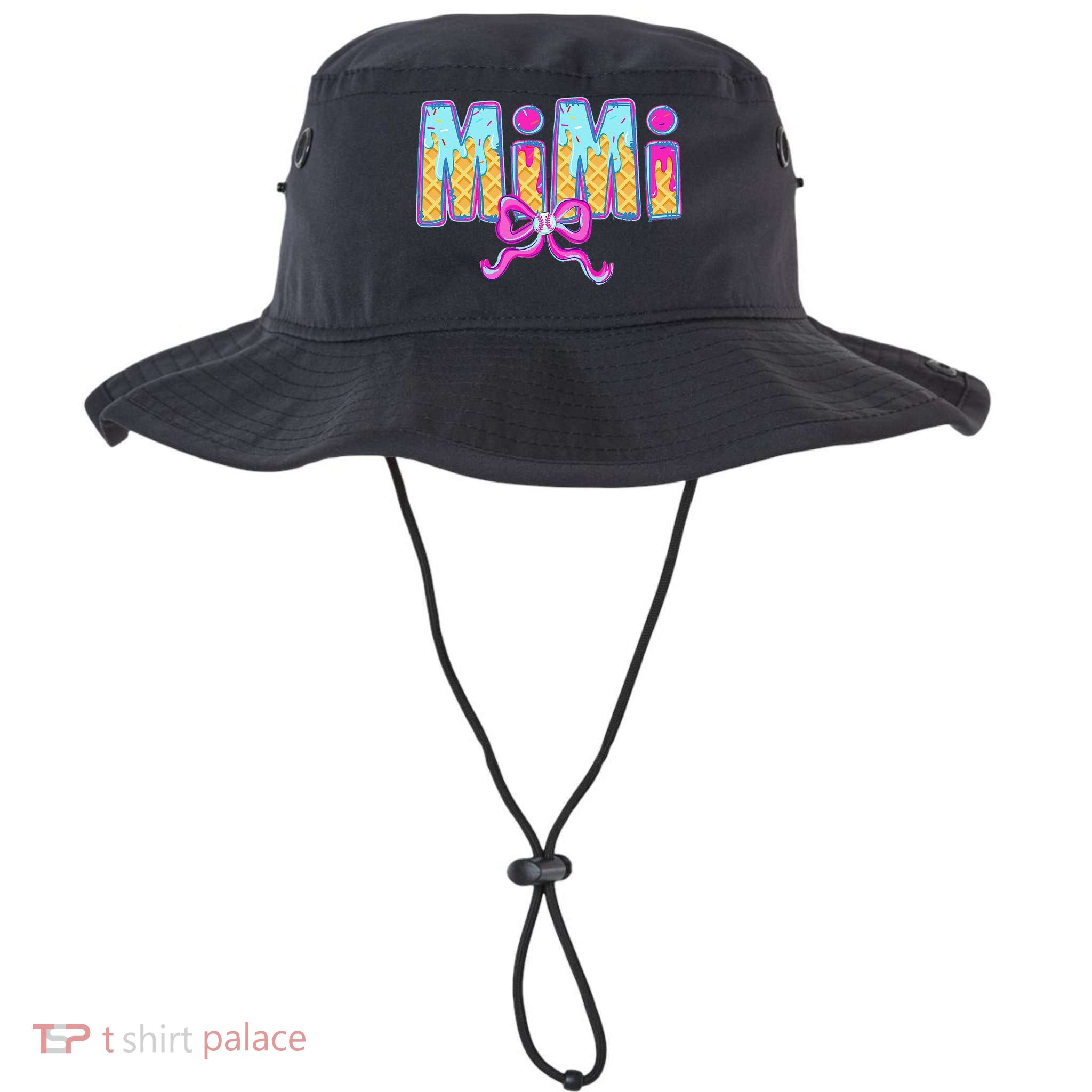 Baseball Mimi Coquette Bow Ice Cream Baseball Drip For Bucket Hat