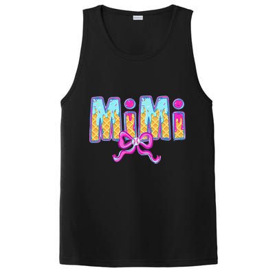 Baseball Mimi Coquette Bow Ice Cream Baseball Drip For PosiCharge Competitor Tank