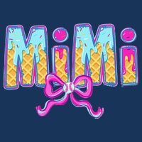 Baseball Mimi Coquette Bow Ice Cream Baseball Drip For Infant Baby Jersey Bodysuit