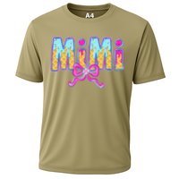 Baseball Mimi Coquette Bow Ice Cream Baseball Drip For Cooling Performance Crew T-Shirt