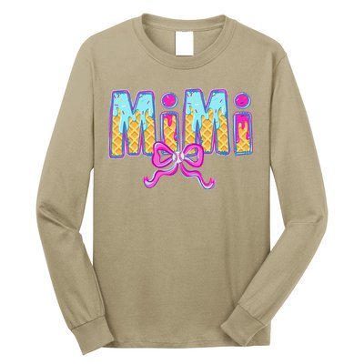 Baseball Mimi Coquette Bow Ice Cream Baseball Drip For Long Sleeve Shirt