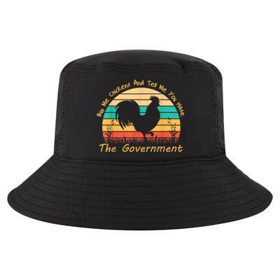 Buy Me Chickens And Tell Me You Hate The Government Vintage Cool Comfort Performance Bucket Hat