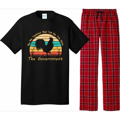 Buy Me Chickens And Tell Me You Hate The Government Vintage Pajama Set