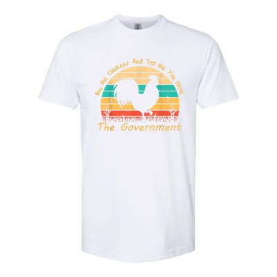 Buy Me Chickens And Tell Me You Hate The Government Vintage Softstyle CVC T-Shirt