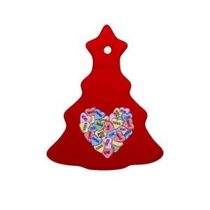 Be Mine Candy Heart Valentine Gift For Valentine Day Ceramic Tree Ornament