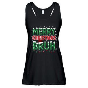 Bruh Merry Christmas Ladies Essential Flowy Tank