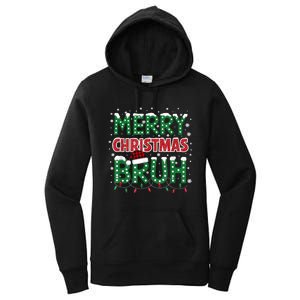 Bruh Merry Christmas Women's Pullover Hoodie