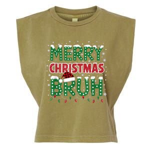 Bruh Merry Christmas Garment-Dyed Women's Muscle Tee