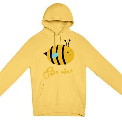 Bee Mine Cute Bees Valentines Day Couples Gift Premium Pullover Hoodie