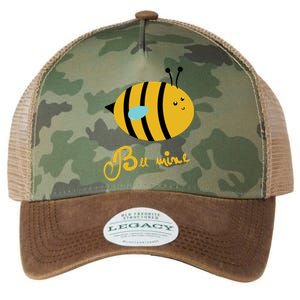 Bee Mine Cute Bees Valentines Day Couples Gift Legacy Tie Dye Trucker Hat