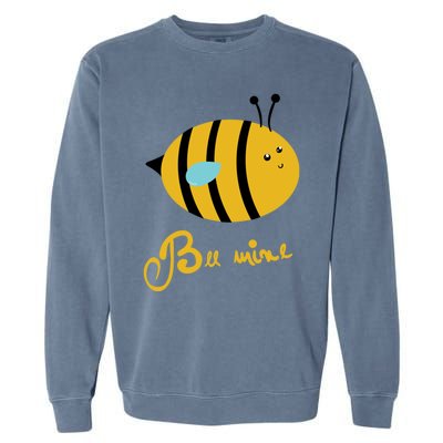 Bee Mine Cute Bees Valentines Day Couples Gift Garment-Dyed Sweatshirt