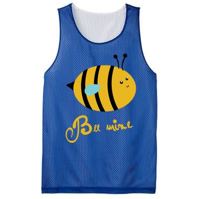 Bee Mine Cute Bees Valentines Day Couples Gift Mesh Reversible Basketball Jersey Tank