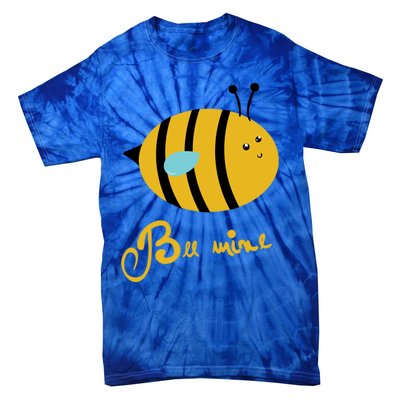 Bee Mine Cute Bees Valentines Day Couples Gift Tie-Dye T-Shirt