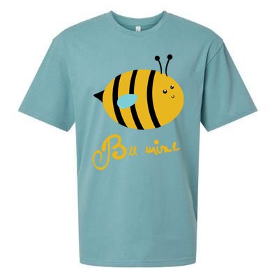 Bee Mine Cute Bees Valentines Day Couples Gift Sueded Cloud Jersey T-Shirt