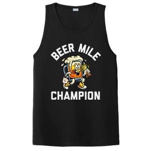 Beer Mile Champion Funny Race Running Beer Drinking PosiCharge Competitor Tank