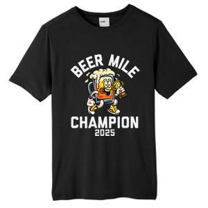 Beer Mile Champion 2025 Funny Race Running Beer Drinking Tall Fusion ChromaSoft Performance T-Shirt