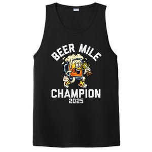 Beer Mile Champion 2025 Funny Race Running Beer Drinking PosiCharge Competitor Tank