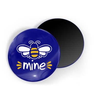 Bee Mine Cute Couples Pun Valentine's Day Gift Magnet