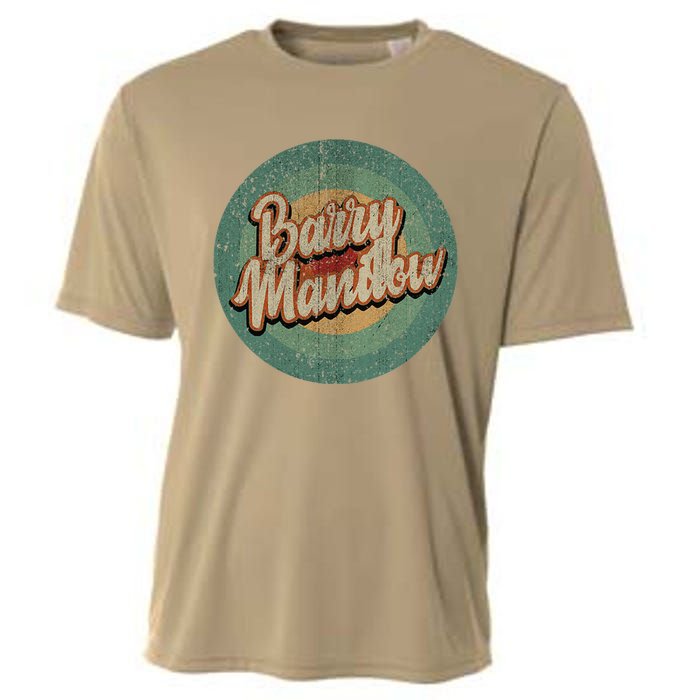 Barry Manilow Circle Retro Vintage Music Cooling Performance Crew T-Shirt