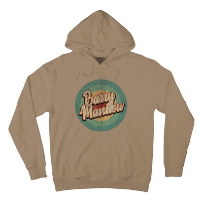 Barry Manilow Circle Retro Vintage Music Hoodie