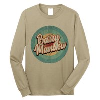 Barry Manilow Circle Retro Vintage Music Long Sleeve Shirt