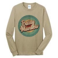 Barry Manilow Circle Retro Vintage Music Tall Long Sleeve T-Shirt