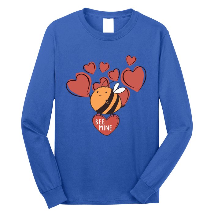 Bee Mine Cute Honeybee Valentine's Day Cool Gift Long Sleeve Shirt