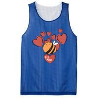 Bee Mine Cute Honeybee Valentine's Day Cool Gift Mesh Reversible Basketball Jersey Tank