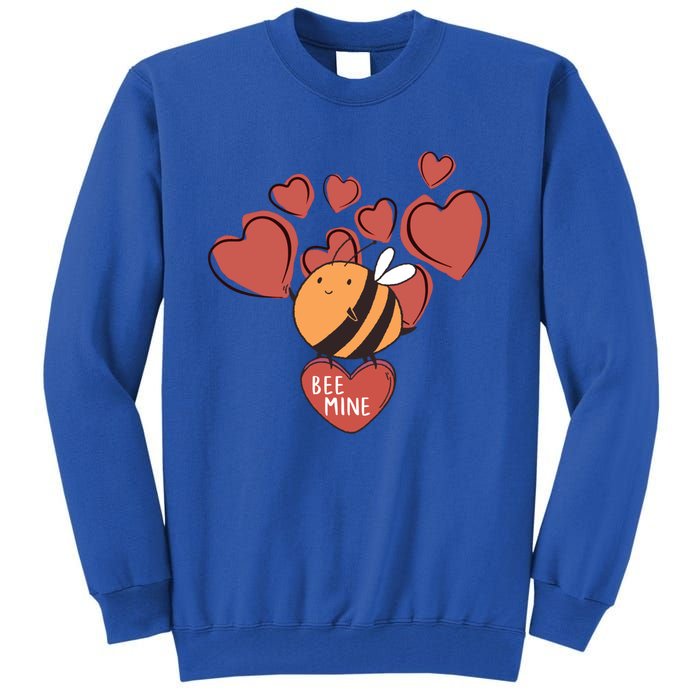 Bee Mine Cute Honeybee Valentine's Day Cool Gift Tall Sweatshirt