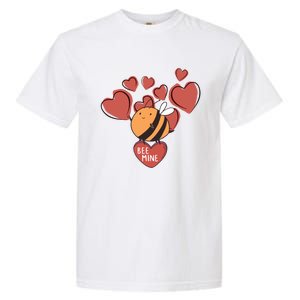 Bee Mine Cute Honeybee Valentine's Day Cool Gift Garment-Dyed Heavyweight T-Shirt