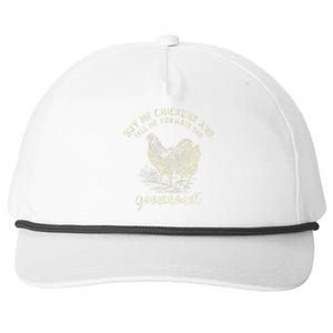 Buy Me Chicken And Tell Me You Hate The Government Snapback Five-Panel Rope Hat