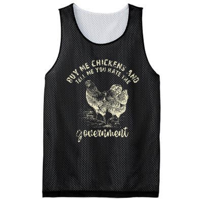 Buy Me Chicken And Tell Me You Hate The Government Mesh Reversible Basketball Jersey Tank