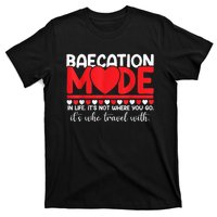 Baecation Mode Couples Vacation Trip Matching Travel Lover T-Shirt