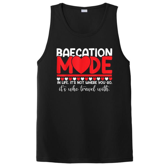 Baecation Mode Couples Vacation Trip Matching Travel Lover PosiCharge Competitor Tank