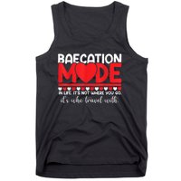 Baecation Mode Couples Vacation Trip Matching Travel Lover Tank Top