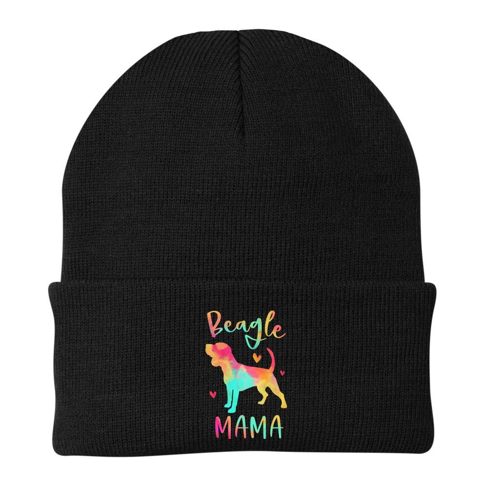 Beagle Mama Colorful Beagle Gifts Dog Mom Happy Mothers Day Beanie