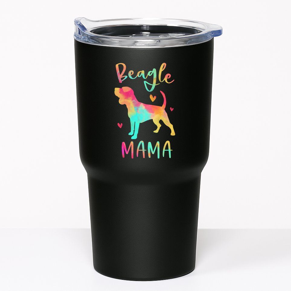 Beagle Mama Colorful Beagle Gifts Dog Mom Happy Mothers Day Tumbler