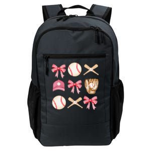 Baseball Mom Coquette Mothers Day Women Baseball Mama Daily Commute Backpack