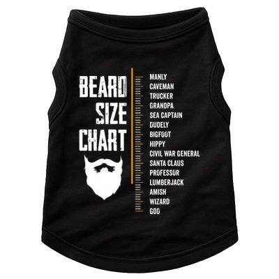 Beard Measurement Chart Beard Length Funny Growth Chart Doggie Tank