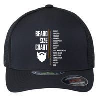 Beard Measurement Chart Beard Length Funny Growth Chart Flexfit Unipanel Trucker Cap