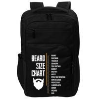 Beard Measurement Chart Beard Length Funny Growth Chart Impact Tech Backpack
